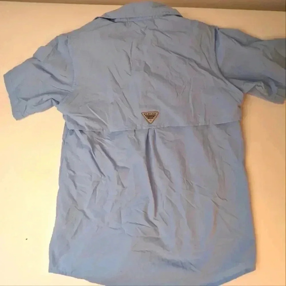 Columbia PFG Kids Button Front Shirt / Medium - Picture 5 of 9